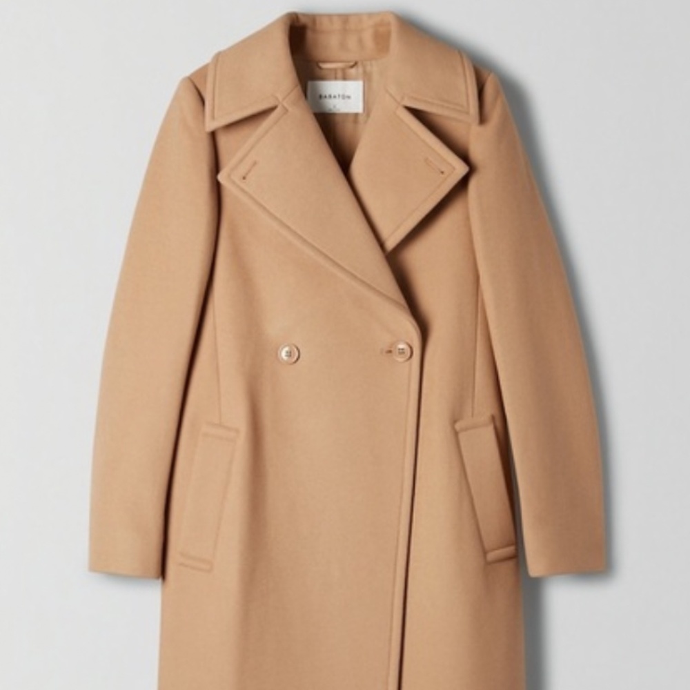 New Aritzia Babaton Benton Coat Wool Cashmere